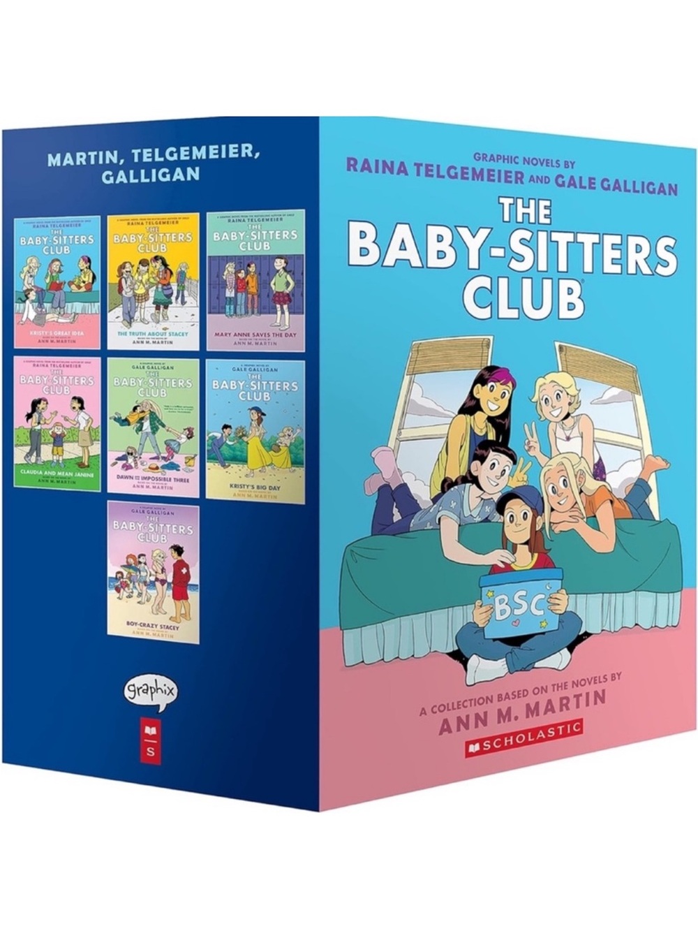 The Baby-sitters Club Books #1-7 Graphic Novel Box Set BRAND NEW & SEALED